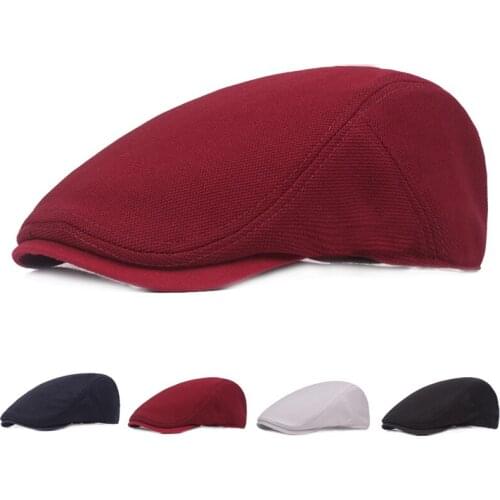 QBHAT Men Womens Mesh Berets Spring Summer Breathable Newsboy Hats Thin Sun Visor Cap Casual Flat Driving Golf Cabbie Caps
