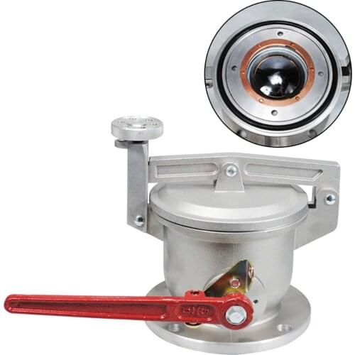 Ball Valve Oil Measuring Hole DN100/4-inch Oil Measuring Port Filling Station Oil Filling Parts Double Closed Ball Valve