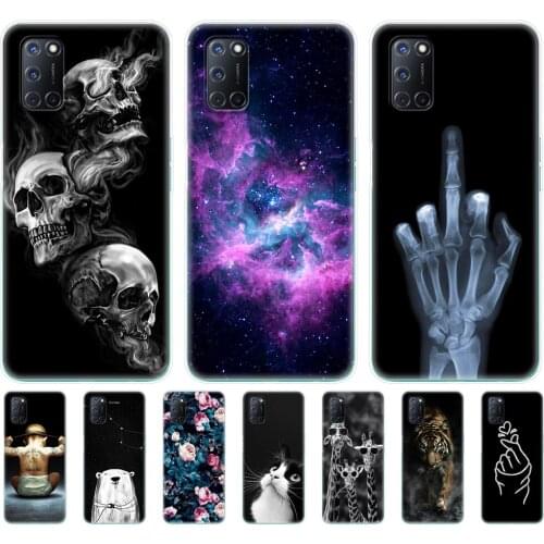For OPPO A52 Case A92 A72 Case 6.5" Silicon Soft TPU Back Phone Cover For OPPO A 52 72 92 Case OPPOA92 OPPOA72 OPPOA52 Case Bag