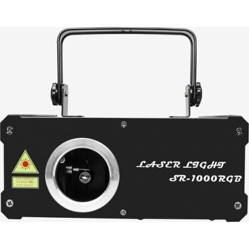 Hot Sale LED 1W RGB Full Color Animation Laser Light DMX Sound Control For Disco Party Stage Wedding LED Effect Laser Light