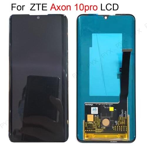 Test Original Amoled For ZTE Axon 10 Pro 5G/4G A2020 Display Matrix Touch Screen Digitizer Assembly Axon 10 LCD Display Replace