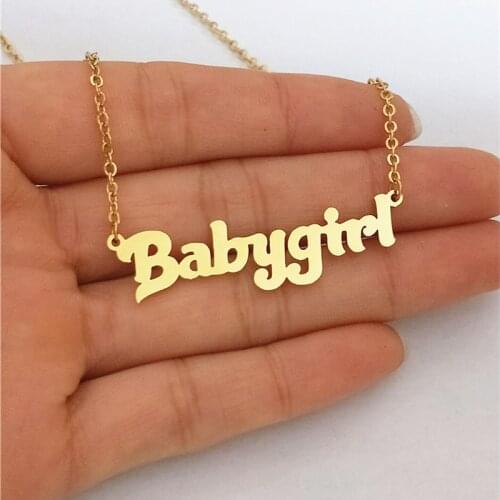Unique Font Nameplate Choker Custom Name Pendant Necklace Personalized Jewelry Bridesmaid Friendship Gift For Women