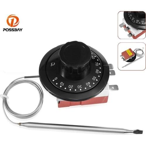 Universal 3Pin Car Capillary Thermostat Cooling Radiator Fan Control Switch 12V 0-120 Degrees Celsius Replacement Accessories