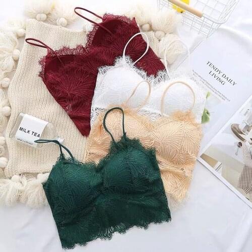 WomensLace Seethrough Bra Women Underwire Underwear Sexy Lingerie Comfort Brassiere Girl Lace Solid Color Strap Fashion Bra