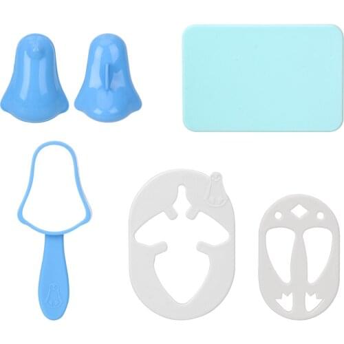 1 set Sushi Nori Punch Pad Bento Tool Cooking Tools Penguin Sushi Maker Mold Kitchen Sandwich Rice Ball Mould