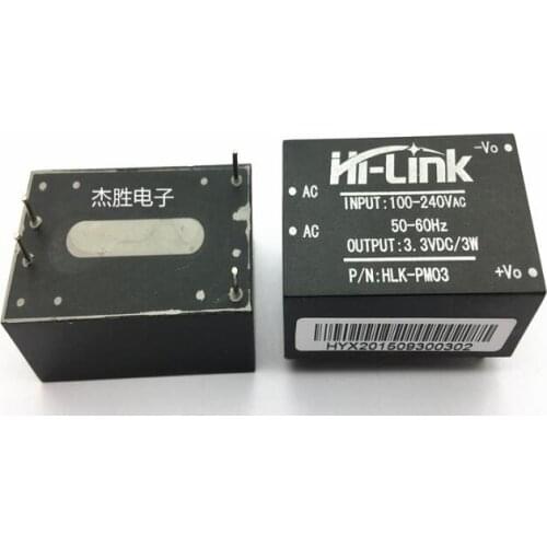 10PCS~20PCS/LOT New original HLK-PM03 AC-DC 220V to 3.3V Power module DIP