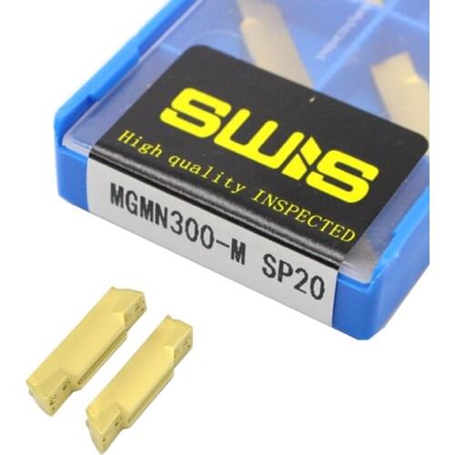 10pcs mgmn300 m sp20 grooving Carbide inserts lathe cutter turning tool Parting and grooving tool Parting off