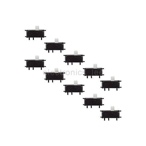 100pcs MK-12C02 7 Pin SMD 2 Position SPDT 1P2T mini Vertical Slide Switch