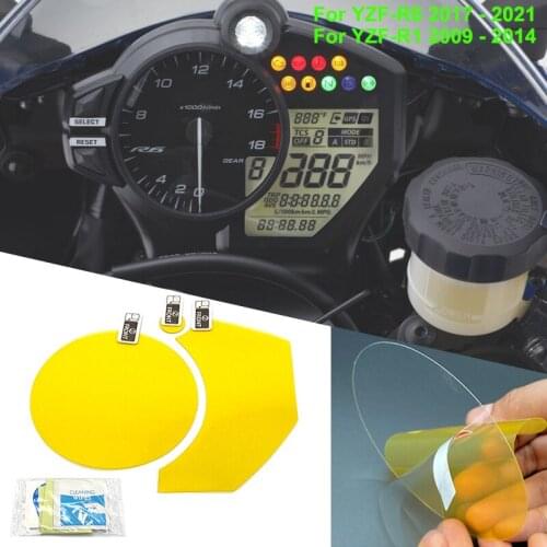 Anti glare Cluster Screen Scratch Protection Film Instrument Cover For Yamaha R1 2009-2014, YZF-R6 2017 2018 2019 2020 2021 R6