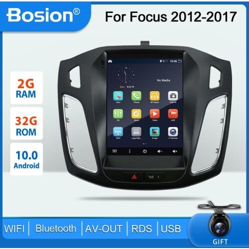 For Ford Focus 3 Mk 3 Tesla screen Tesla style 2012-2017 Car Radio Multimedia Car Radio Multimedia Video Player GPS Navigation