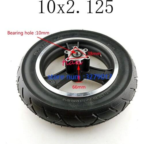 Free Shipping New 10x2.125 Wheel Rim 10 Inch Scooter Wheel Hub Alumnium Alloy Wheel Frame for 10x2.125 Tire Electric Scoote