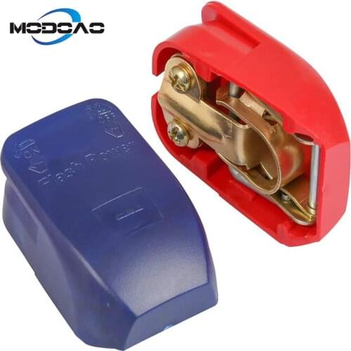 2pcs Car Battery Terminals Clamps Quick Release Battery Terminals Clamps Connectors for Car Caravan Motorhome Terminal