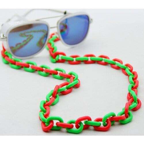 FishSheep 2020 Fashion 70cm Acrylic Glasses Chain Hanging Neck Chain Sunglasses Lanyard Strap Reading Glasses Accessories Summer