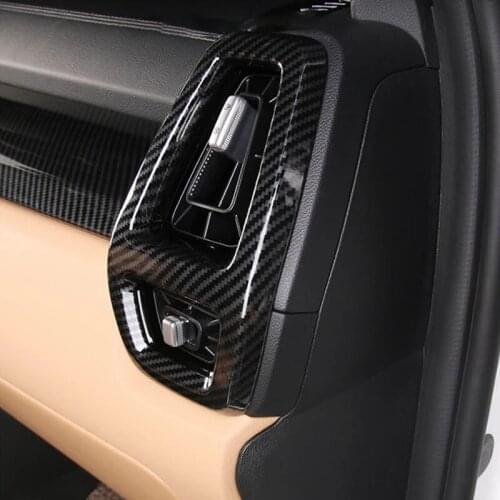 For Kia Sorento MQ4 2021 2022 Car Interior ABS Carbon Fiber Garnish Air Vent Trim Cover trim Auto Styling Accessories