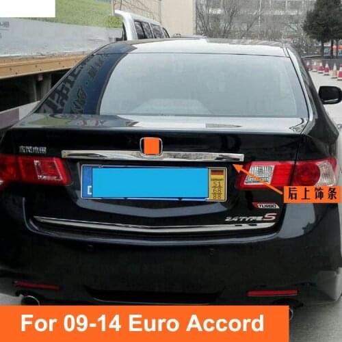 Chrome Rear Door Trunk light Cover Trim for Honda SPIRIOR Acura TSX Euro Accord 2009 2010 2011