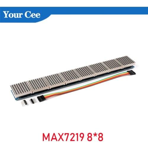 MAX7219 8*8 8 Dot Matrix LED Display Module Digital Tube Microcontroller Control Drive Board 5V For Arduino Electronic DIY Kit