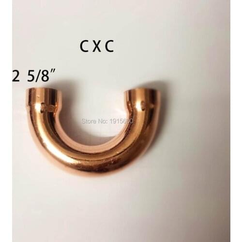 2 5/8 " 67mm 180 degree Return Bend C X C copper elbow brass fitting refrigeration parts air condition fittings pipe fitting