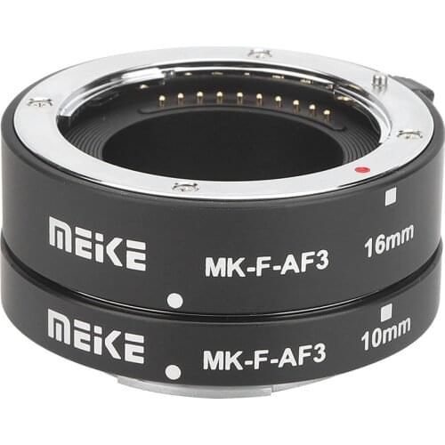 Meike MK-F-AF3 Metal Auto Focus Macro Extension Tube for Fujifilm X-T20 XT2 X-T10 XT3 XT100 X-H1 X-A5 X-PRO2 X-A1 X-T1 XT30