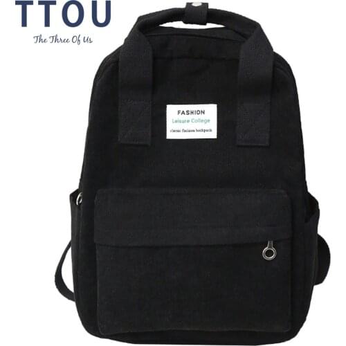 Fashion Women Backpack College School Laptop Book Bagpack Harajuku Casual Travel Shoulder Bags For Teenage Girls 2020