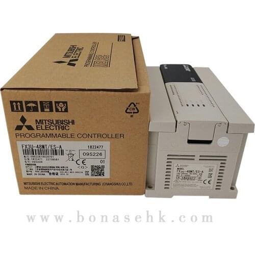 Novo e Original FX3U-32MT/ES-A FX3U-48MT/ES-A FX3U-64MT/ES-A FX3U-80MT/ES-A FX3U-32MR/ES-A FX3U-48MR/ES-A FX3U-64MR/ES-A FX3U-80