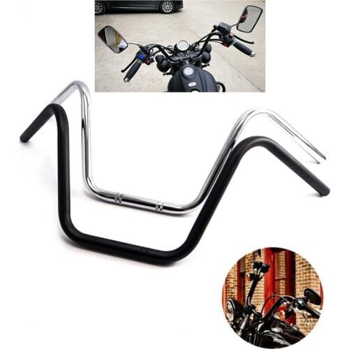 22mm Motorcycle Handlebar 7/8 1" Bar For Harley Honda Yamaha Suzuki Kawasaki Triumph Chopper Cruisers Bobber Bike Sportster 883