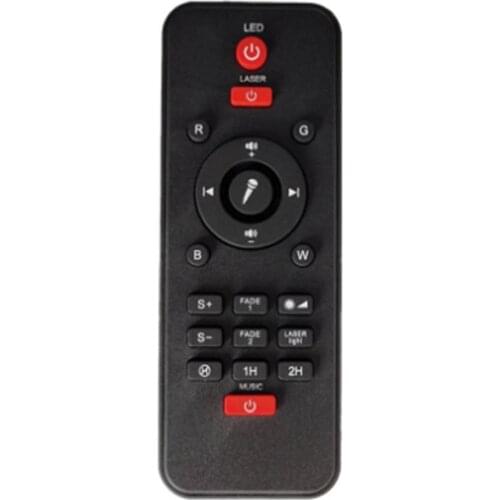 LED Star Projector Night Light Galaxy Starry Night Lamp Remote Control Ocean Wave Projector Remote Control Black