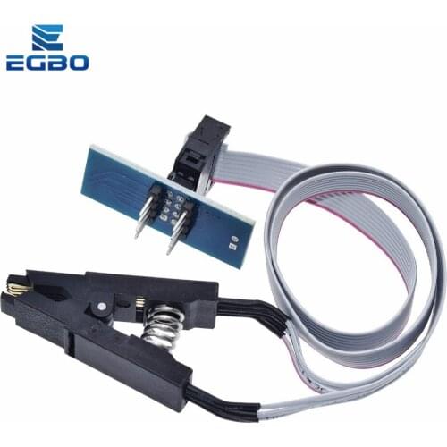 High quality SOIC8 SOP8 Test Clip For EEPROM 93CXX/25CXX/24CXX in-circuit programming on USB Programmer TL866CS TL866A EZP2010
