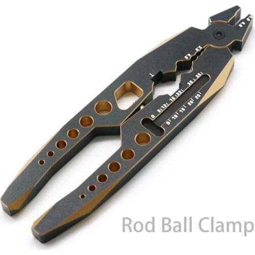 Universal Multi-Function Metal Shock Absorber Pliers Rod Ball Clamp Repair Tool Suitable For 1/8 1/10 Shock body/Shock Shaft