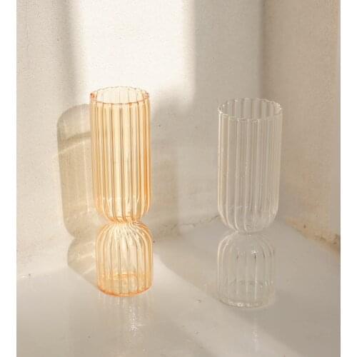 Flower Vase For Table Decoration Living Room Glass Vase Fleur Flowers Arrangement Desktop Dried Flower Vases For Flowers