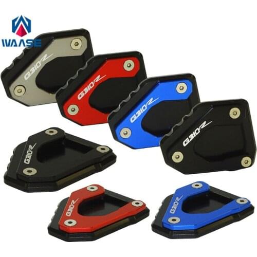 Waase For BMW G310R G310 R 2016 2017 Kickstand Foot Side Stand Extension Pad Support Plate
