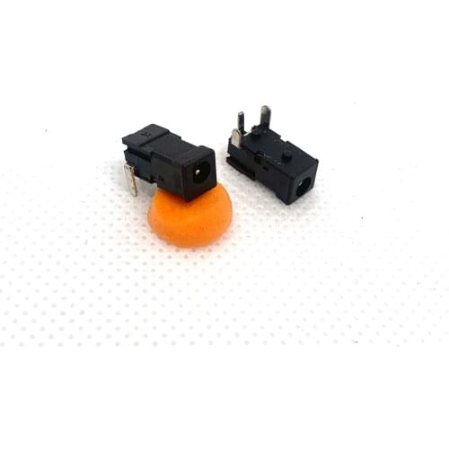 10pcs 2.5*0.7mm DC Power jack DC-011 3Pin Right Angle Connector DIP Repair Charging Computer Laptop Electronic Components