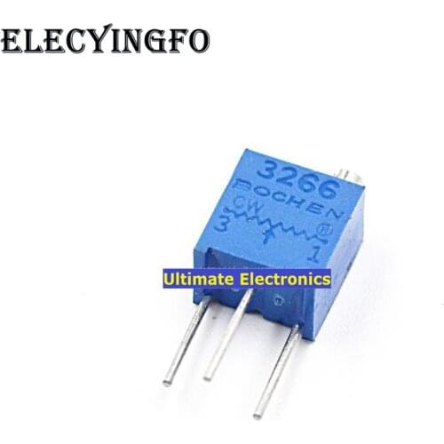 10PCS Top Adjustable Adjustable Potentiometer 3266 Potentiometer 3266W-101 102 103 104 105 201 202 203 204 501 502 503 504