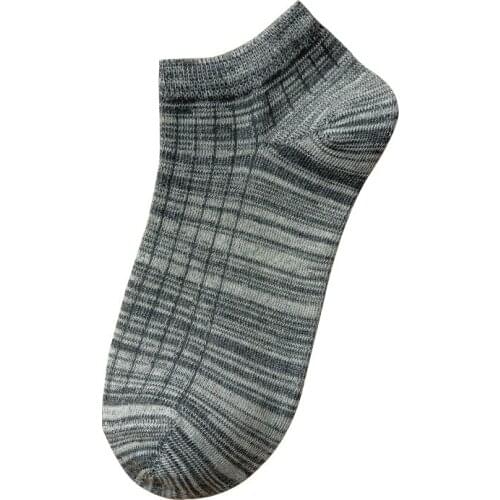 5 Pairs Retro Unisex Boat Socks Comfortable Breathable Women Boat Socks Cotton Ankle Socks Wild Invisible Shallow Mouth Socks