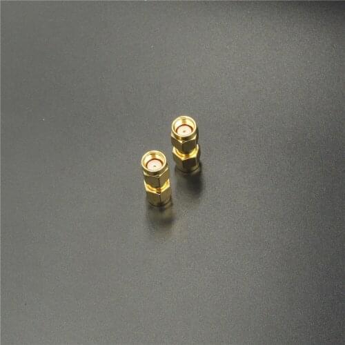 50pcs rp-sma male jack center to rp sma male jack in series RF adapter Straight connector