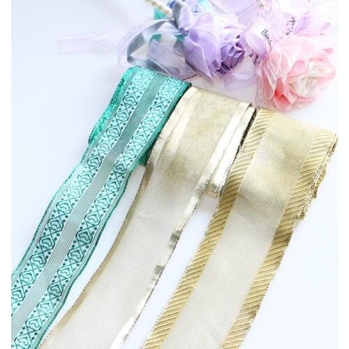 6CM 5 yard DIY accessories with steel wire edge, hard mesh, ribbon, decorative Christmas tree gift box, bow packagi