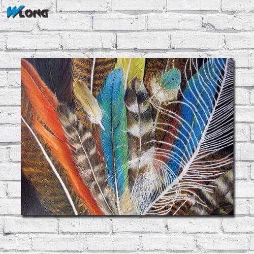 Large Size Printing Abstract All kinds of feathers Wall Art Picture Home Decor Living Room Modern Canvas Print Paintings