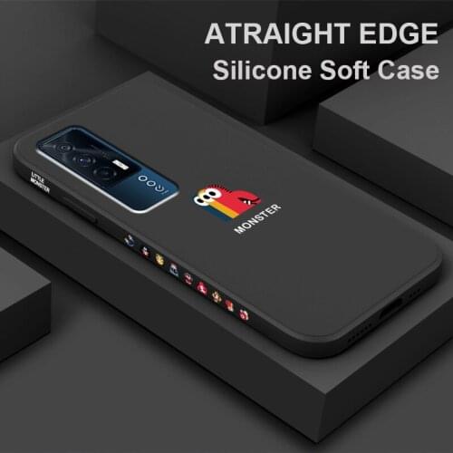 Cases For Vivo iQoo Neo 5 Cover Original Fashion Liquid Silicone Shockproof Soft Shell For Vivo iQoo Neo5 Cartoon Phone Case