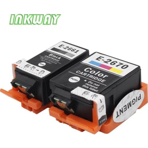 INK WAY T2661 T2670 Ink Cartridges with ink and chips For Epson WorkForce WF-100W inkjet printer in European market
