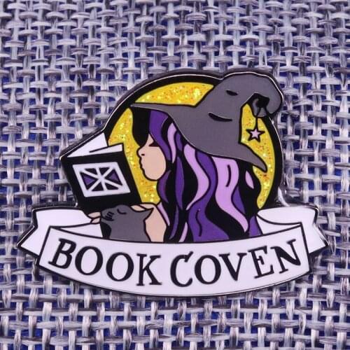 Witch enamel pin badge Magic gift