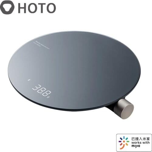 HOTO 3Kg Smart Kitchen Scale LED Electronic Scales Food Diet Postal Balance Measuring Real-time Data Record Work With Mijia APP