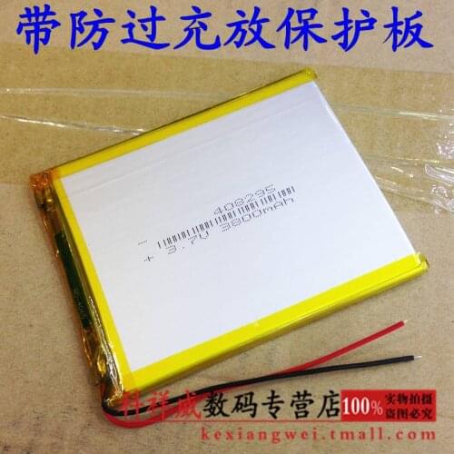 Brown 408295408095 tablet computer battery 3.7V polymer lithium battery Rechargeable Li-ion Cell