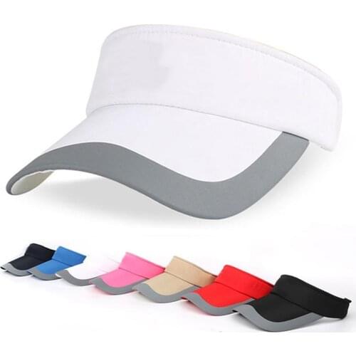 Summer Unisex Sports Baseball Caps Empty Top Outdoor Peaked Visor Sun Hats Summer Sun Visor Hat Sports Running Baseball Cap