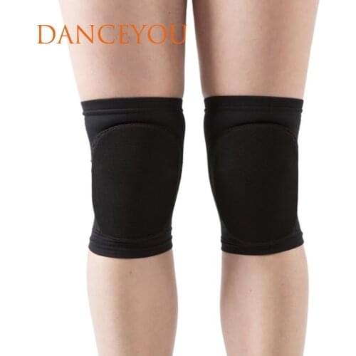 Knee Pads Fitness Dance Running Cycling Elastic Polyester Sport Compression Knee Pad Sleeve Ballet Latin Practice Dancewear