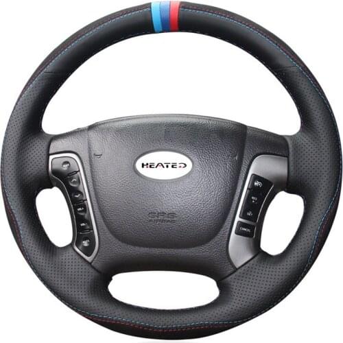 Braiding Cover for Steering Wheel for Hyundai Santa Fe 2007 2008 2009 2010 2011 2012 Steering Wheel Cover for Hyundai