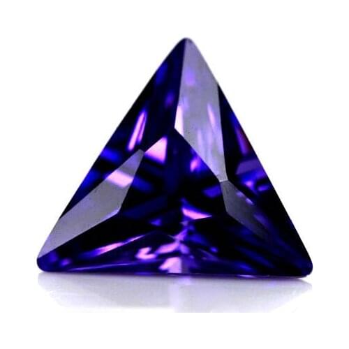 Wholesale 100 pcs/lot free shipping Cubic Zirconia trangle stone color high temperature resistance wax setting