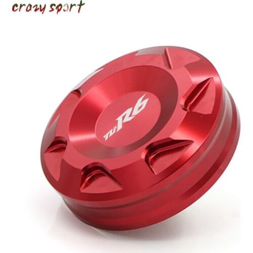 Front Brake Fluid Reservoir Cover Cap For YAMAHA YZF-R6 2000-2018 2017 YZFR6 YZF R6 Motorcycle Accessories With Logo