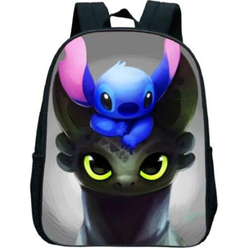 Kawaii Stitch Rucksack Bag Popular Pattern Backpack Children Kids Toddler School Bag Casual Daypack Kids Preschool Backpack
