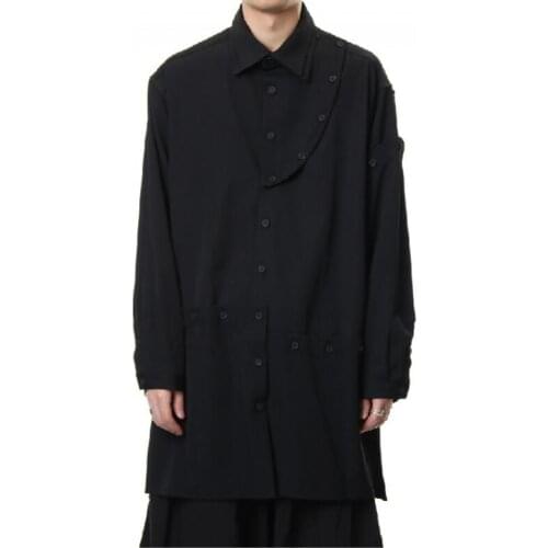 S-6XL 2020 New women mens clothing Hair Stylist Stitching separation broken super loose Shirt plus size costumes