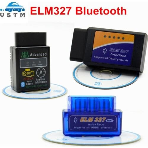Newest ELM327 ELM 327 V2.1 Car Code Scanner Tool Bluetooth Super MINI ELM327 OBD2 Suppot All OBD2 Protocols