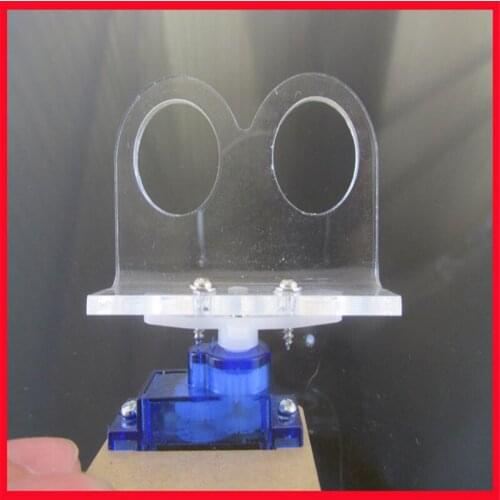 Smart car Ultrasonic distance measurement obstacle avoidance module PTZ complete set with steering gear and bracket to send obst